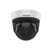 PanoVu Series / Vista Panorámica 180° / 16 Megapixel en Total / 4 Lentes 2.8 mm (4 Lentes 4 Megapixel) / 20 mts IR / Exterior IP67 / IK10 / 12 Vcc / PoE+ / Micro SD