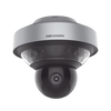 Domo serie PanoVu / Vista panorámica de 180° / 4 lentes de 4 megapíxeles + PTZ de 4 megapíxeles con zoom de 40X / Posicionamiento 3D / IP67 / IK10 / WDR 120 dB / EIS / Seguimiento automático / 250 m IR / 36 VCC