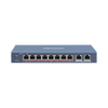 Switch PoE+ / No Administrable / 7 Puertos 10/100 Mbps 802.3 af/at (30 W) / 1 Puerto 10/100 Mbps Hi-PoE (90 W) / 2 Puertos 1000 Mbps Uplink / Modo Extendido hasta 300 Metros / 110 Watts