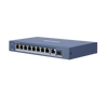 Switch Gigabit PoE+ / No administrable / 8 puertos 1000 Mbps PoE+ / 1 puerto 1000 Mbps de subida + 1 puerto SFP / 110 Watts
