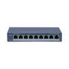 Switch PoE+ / Monitoreable / 8 puertos 10/100 Mbps PoE+ / 1 puerto 1000 Mbps de Uplink / Configuración en la nube Hik-PartnerPro / Modo extendido hasta 300 metros / 110 W