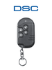 DSC PG9939 - 4 Button PowerG Wireless Programmable Keyfob with a fifth function compatible with NEO, PRO, Qolsys, and IoTega