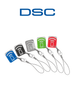 DSC MPT8PK - Mini credencial de proximidad de ocho colores