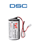 DSC-BATT13036V- Batería de litio de 3.6 Vcc. y 13.0 Ah. para sirena PG9901/PG9911