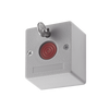Wired Panic Button / Compatible with Any Alarm Panel / Security Key / NO/NC / Fire Retardant Material (ABS)
