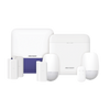 (AX PRO) KIT de Alarma AX PRO con GSM (3G/4G) / Incluye: 1 Hub con bateria de respaldo / 2 Sensores PIR / 3 Contactos Magnéticos mini / 1 Control Remoto / 1 Sirena Inalambrica Exterior / WiFi / Compatible con Hik-Connect P2P