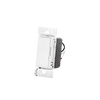 Atenuador de pared inteligente Diva con control deslizante, 120 V sin cable neutro, 150 W LED y CFL o 600 W incandescente y halógeno, sistema Caseta Wireless, color blanco