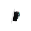Atenuador de pared inteligente Diva con control deslizante, 120 V sin cable neutro, 150 W LED y CFL o 600 W incandescente y halógeno, sistema Caseta Wireless, color blanco