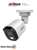 DAHUA DH-HAC-B1A51N-U-IL-A - Cámara Bullet de 5 MP Serie Cooper/ Lente de 2.8 mm, apertura de hasta 106°/ Iluminación dual inteligente/ Iluminación de hasta 30 m con IR + 20 m con luz cálida/ Micrófono incorporado/ Plástico/ Para exteriores IP67
