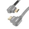 Cable HDMI Ángulo 90° | 3 Metros (9.84 Pies) | Alta Definición | Versión 2.0 | Alta Velocidad 18Gbps | 4K@60Hz |