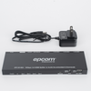 Splitter HDMI 1x4 | 1 Entrada a 4 salidas (Simultaneas) | 4K@60Hz | Extractor de Audio | Down Scaler | HDR  4:4:4 | EDID | 18Gbps