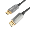 Cable HDMI de Fibra Óptica de 15 Metros (49.21 Pies) | Alta Definición | Versión 2.1 | Alta Velocidad 18Gbps | 8K@60Hz | HDCP 2.2 | Resistente a EMI y RFI