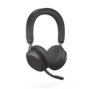 Jabra Evolve2 75, Auriculares estéreo, versión MS con cancelación activa del ruido, dongle USB-A, indicador de ocupado (Busylight) (27599-999-999)