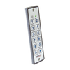 Lector ultra delgado de proximidad con teclado, capacidad de lectura de tarjetas de proximidad de 125 Khz (tipo EM y HID)