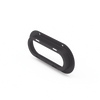 Brida de policarbonato, Color Negro, Accesorio para plafón Serie ED3060