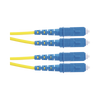 Jumper de Fibra Optica Monomodo 9/125 OS2, SC-SC Duplex, OFNR (Riser), Color Amarillo, 5 Metros (16.40 Pies)