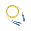 Jumper de Fibra Optica Monomodo 9/125 OS2, LC-SC Duplex, OFNR (Riser), Color Amarillo, 3 Metros (9.84 Pies)