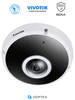 VIVOTEK FE931-EHV1YL - Cámara IP VORTEX Premium Series Fisheye exterior 12 Megapixeles, IR 20m, WDR Pro, Micrófono integrado, IP66, IK10, NDAA, Almacenamiento interno 512GB, Advanced AI