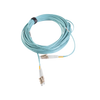 Jumper de Fibra Óptica Multimodo 50/125 XGLO OM3, LC-LC Duplex, OFNR, Color Aqua, 10 Metros (32.81 Pies)