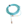 Jumper de Fibra Óptica Multimodo 50/125 XGLO OM3, LC-LC Duplex, OFNR, Color Aqua, 15 Metros (49.21 Pies)