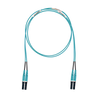 Jumper de Fibra Optica Multimodo 50/125 OM3, LC-LC Duplex, LSZH (Cero Halógenos), Color Aqua, 3 Metros (9.84 Pies)