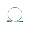 Jumper de Fibra Optica Multimodo 50/125 OM4, LC-LC Duplex, LSZH, Color Aqua, 2 Metros (6.56 Pies)