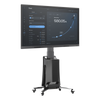 MOBILE FLOOR MOUNT FOR 55-80IN SCREENS, ADJUSTABLE, MOTORIZED