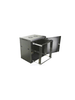 SBE TECH SBE-GPAR10UR - Gabinete de pared de 10 UR / Deslizable / Puerta delantera de cristal templado / Con cerradura / Alto 630, Ancho 600, Profundo 450