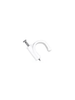 TCE LMG-NCC-5mm-W - Wall staple / 5mm internal diameter / 6mm height / White color / Bag of 50 pieces