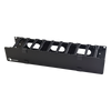 RouteIT Horizontal Cable Organizer, Single, for 19in Rack, 4in Deep, 2U