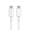 Cable USB-C a USB-C / 1 Metro (3.28 Pies) / Ideal para Celulares Android / Carga Rápida 3 Amp / Carga y Sincronización de Datos / 480 Mbps / 60 Watts