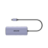 Hub (Adaptador) USB-C / 11 en 1 / 1 Salida HDMI (4K) / 2 Salidas USB 2.0 / 2 Salidas USB 3.0 / 1 Salida VGA / 1 Salida SD (Tarjeta SD) / 1 Salida TF (Micro SD) / 1 Salida de Audio (8 - 48 KHz) / 1 Salida RJ45 / 1 Entrada USB-C (Carga Rápida)
