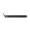 Multicontacto Horizontal (PDU) de 8 Contactos (NEMA 5-15R) Rack 19 1UR. Voltaje Entrada/Salida: 120Vca/15A
