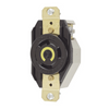 Receptáculo de Media Vuelta Industrial 30 A 125 V CA 2 Polos 3 Hilos (Nema L5-30R) Color Negro
