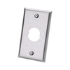 Placa de Pared IndustrialNet?, Para 1 Conector Industrial, de Acero Inoxidable