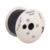 Carrete de 1 km de Fibra Óptica Drop, Interior/Exterior G.657A2 Monomodo de 2 Hilos (Bifibra), Diseñada para Fusionarse, Dieléctrica, Forro Negro, (No Soporta Conectores Mecánicos)