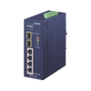 4-Port 10/100/1000T 802.3at PoE Industrial Unmanaged Switch, 2 10/1000X SFP Ports
