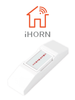 IHORN HO-02 - Botón de pánico cableado / Compatible con paneles cableado tradicional