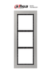 DAHUA VTM126 - PANEL FRONTAL PARA 3 MÓDULOS CON MATERIAL DE ACERO INOXIDABLE Y PROTECCIÓN IP65/IK07. COMPATIBLE CON VTO4202F