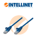INTELLINET 342568 CABLE DE RED, Cat6, UTP RJ45 Macho / RJ45 Macho, 0.5 m / Azul Sobre Pedido