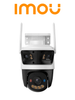 IMOU Cruiser Triple 11MP IPC-S7UN-11M0WED - Camara IP PT Triple Wifi Smart Color 11MP con 2 lentes Fijos de 3 Megapixeles + Lente PT 5 Megapixeles / Dual SD 512GB c/u / Disuasión Activa / Audio Bidireccional