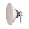 Antena Direccional de Alto Rendimiento / 35.5 ± 1 dBi / 4 ft / 5.9-7.125 GHz / Conectores RP-SMA / Alto Aislamiento al Ruido / Fácil Montaje y herraje de acero inoxidable / Radomo Incluido