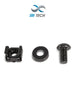 SBE TECH JTE1224 - Cage Nut and Screw Set with 50 Pieces, 12-24 Screws, for Equipment Rack Mounting
