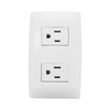 Duplex Receptacle 127 V~60 Hz 15 A / White Color.