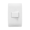 Apagador Sencillo de 127 V~60 Hz 10 A / Color Blanco.