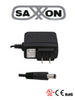 SAXXON KA12H1201000USH - Fuente de Poder Regulada / Alimentación de 12 Vcc 1 Amperio / Conector Macho / Voltaje de Entrada: 100-240V / Ideal para Cámaras de CCTV, Controles de Acceso y Asistencia
