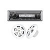 KMR-M332BT Bluetooth Stereo Kit | plus KFC-1613MRW Speaker Pair