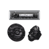 KMR-M332BT Bluetooth Marine Stereo Kit | plus KFC-1653MRB Speaker Pair