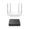 Gigabit ONU XZ000G3 kit con Router Inalámbrico de doble banda AC para ISP, Hasta 1167 Mbps, 4 antenas externas omnidireccionales, Puertos Gigabit