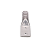 Zapata de compresión LCC500-12-6 para cal. 500 Kcmil, Doble barreno para tornillo prisionero de 1/2, Espaciado de orificios 44.5mm, 1 Pz